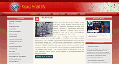 Desktop Screenshot of kispesti.info