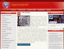 Tablet Screenshot of kispesti.info
